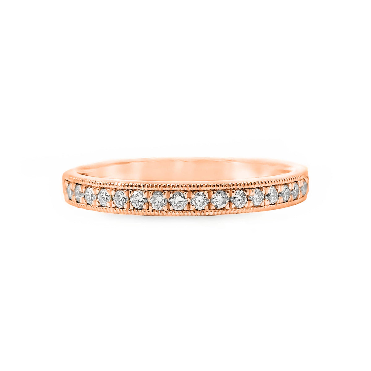 Grain Set Diamond Wedding Ring 19 = 0.20ct