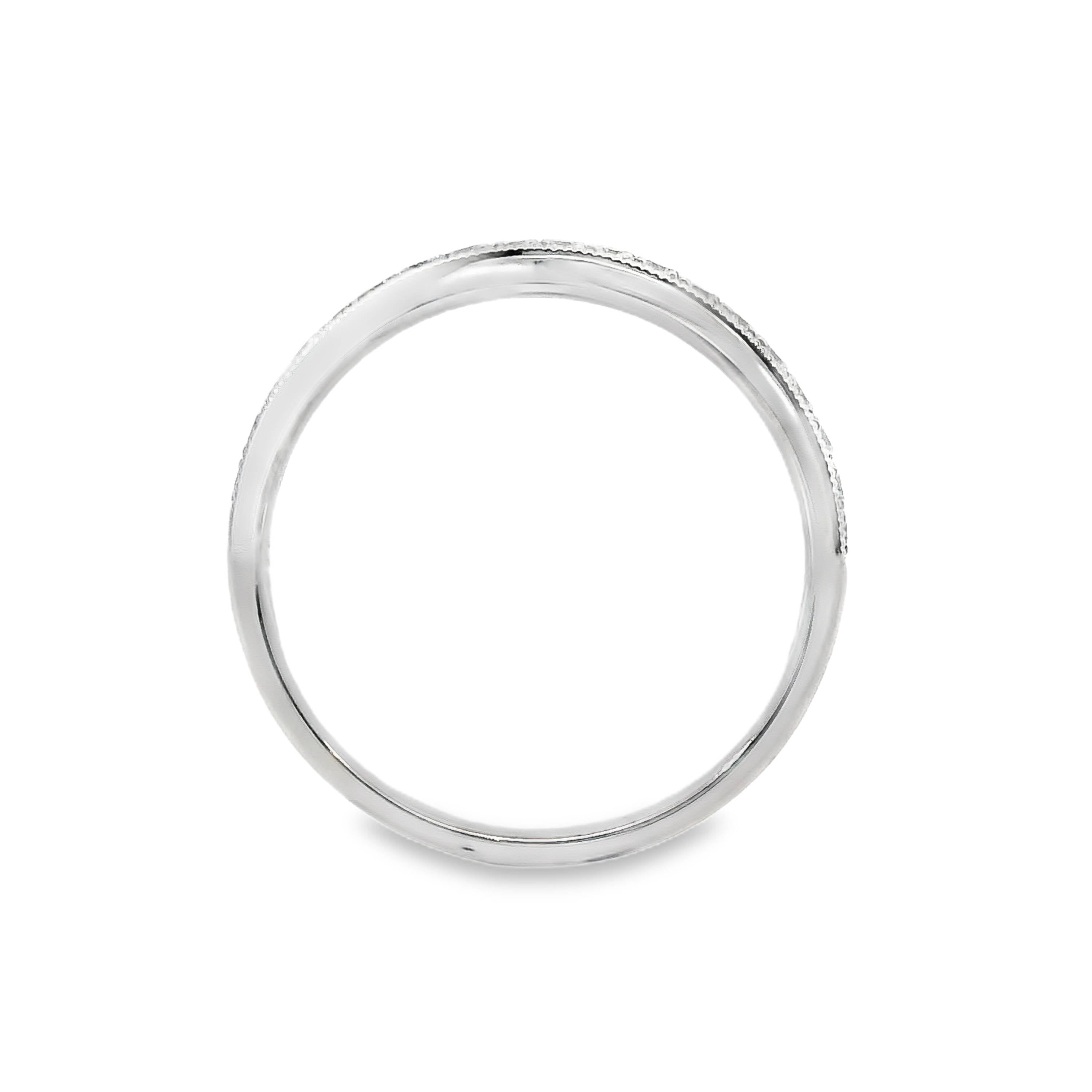 Grain Set Diamond Wedding Ring 19 = 0.20ct