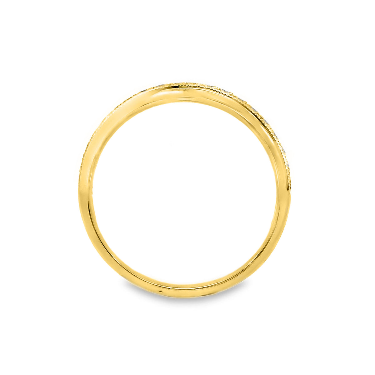 Grain Set Diamond Wedding Ring 19 = 0.20ct