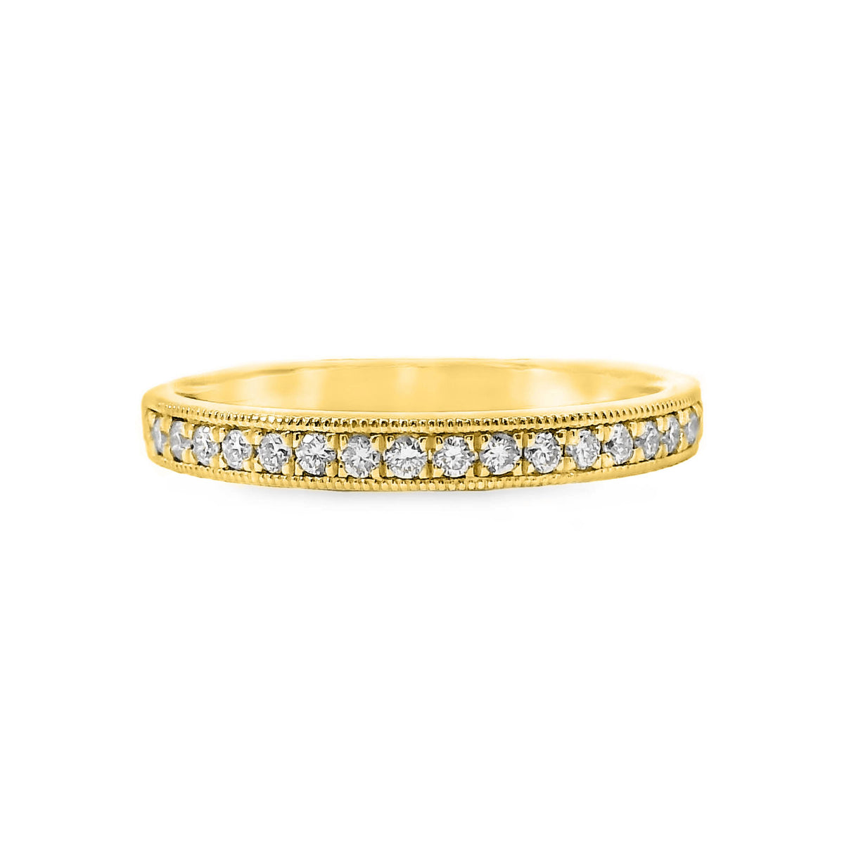Grain Set Diamond Wedding Ring 19 = 0.20ct