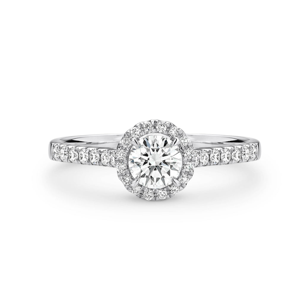 Sophia Diamond Halo Round Brilliant Cut Engagement Ring