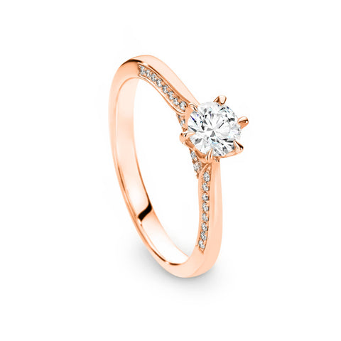 Jessica Diamond Solitaire Round Brilliant Cut Engagement Ring