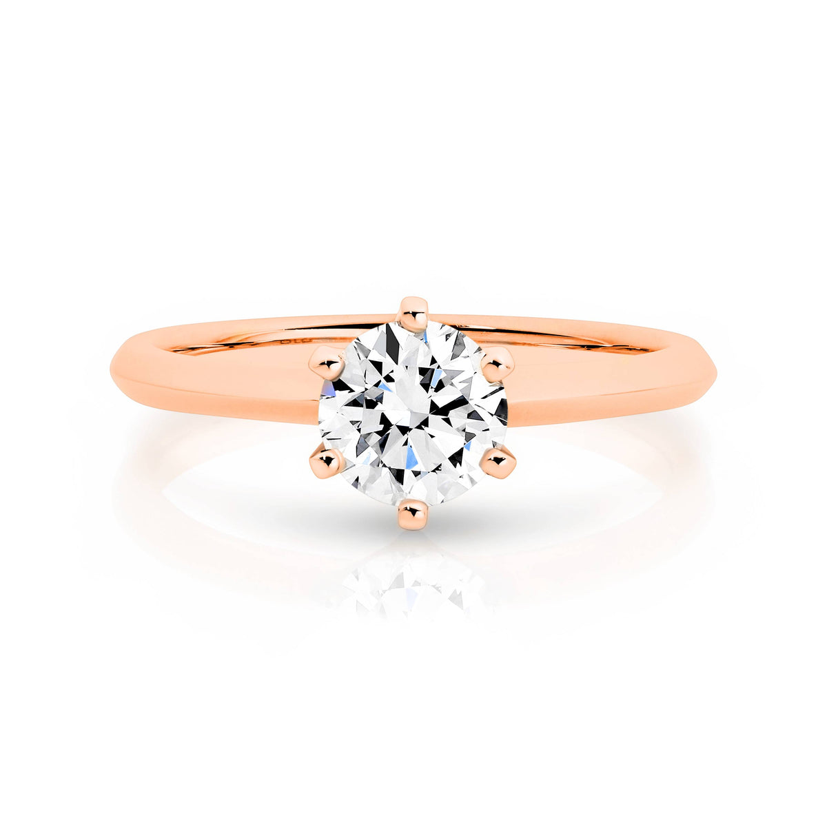 Laura Diamond Solitaire Round Brilliant Cut Engagement Ring