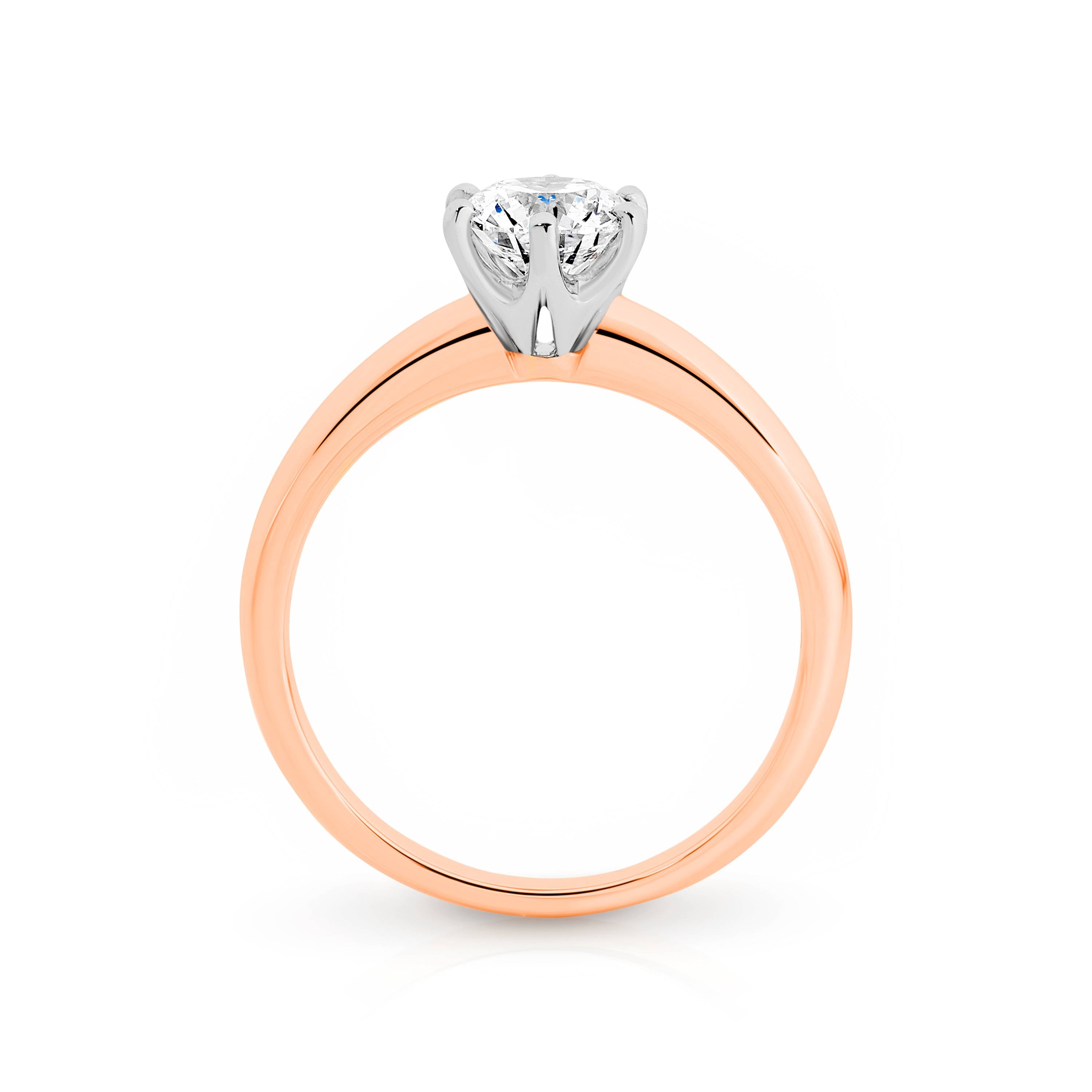 Laura Diamond Solitaire Round Brilliant Cut Engagement Ring
