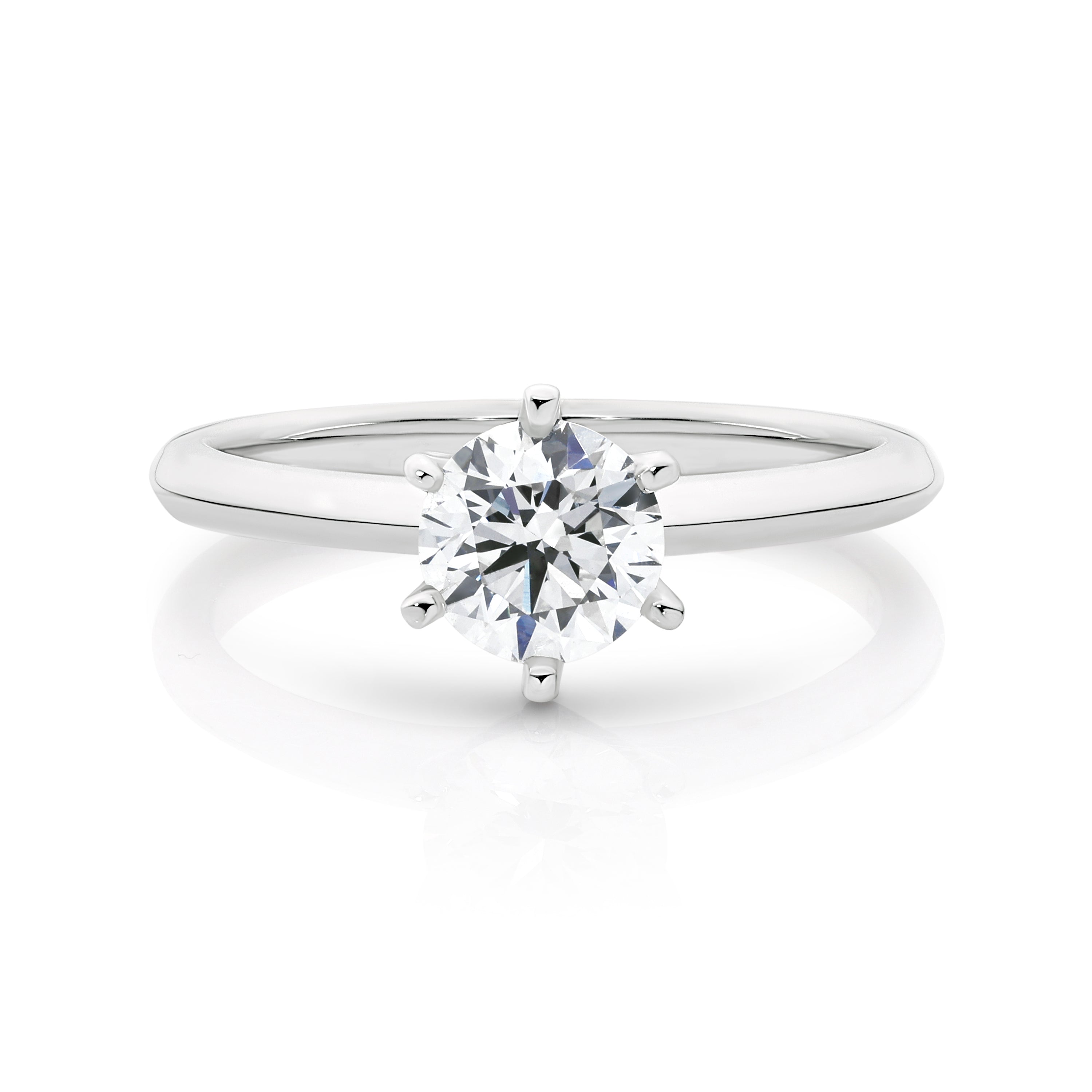 Laura Diamond Solitaire Round Brilliant Cut Engagement Ring