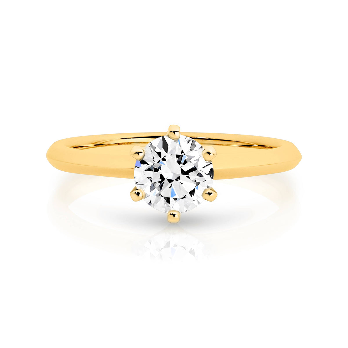 Laura Diamond Solitaire Round Brilliant Cut Engagement Ring