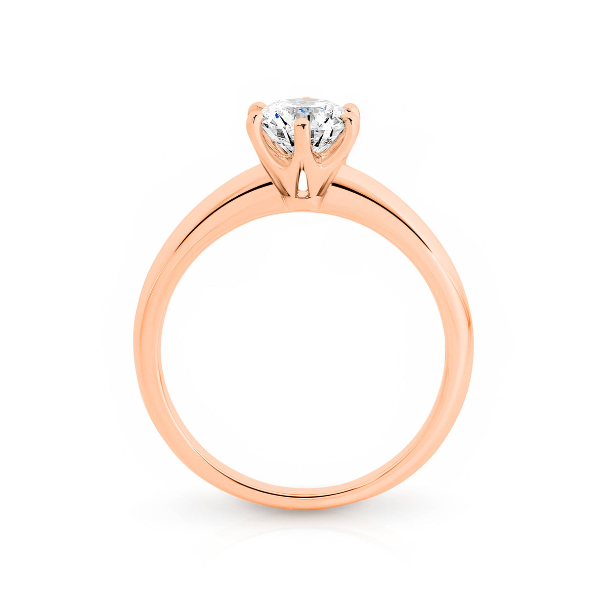 Laura Diamond Solitaire Round Brilliant Cut Engagement Ring