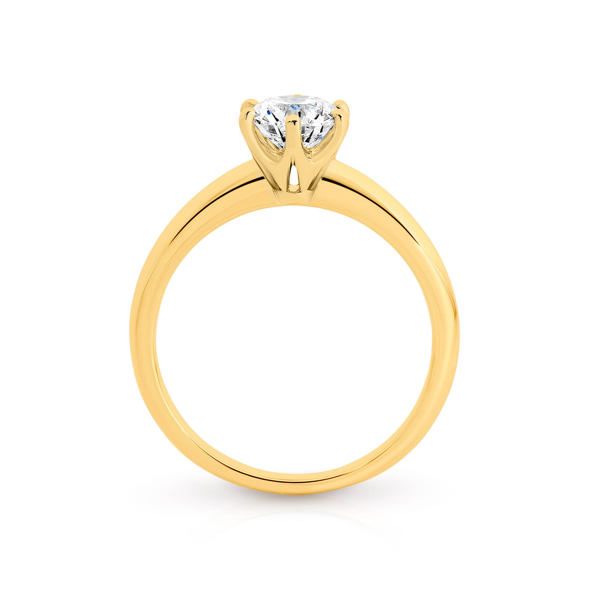 Laura Diamond Solitaire Round Brilliant Cut Engagement Ring