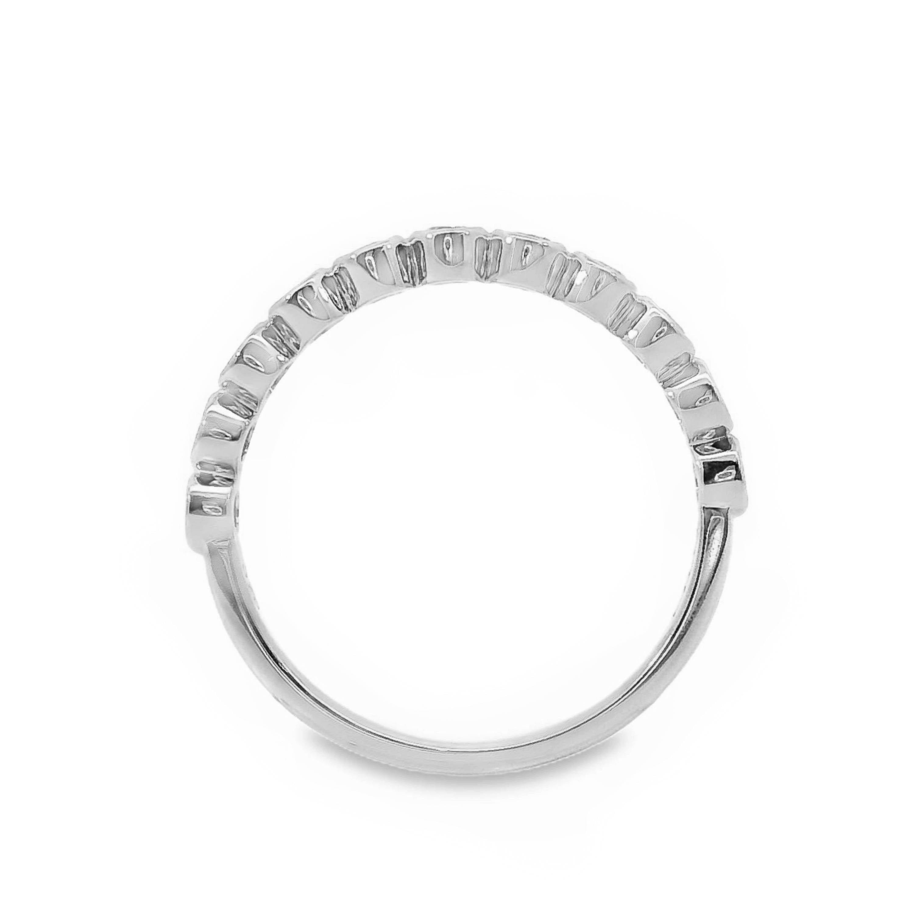 Fine Brilliant Cut Diamond Bezel Set Ring