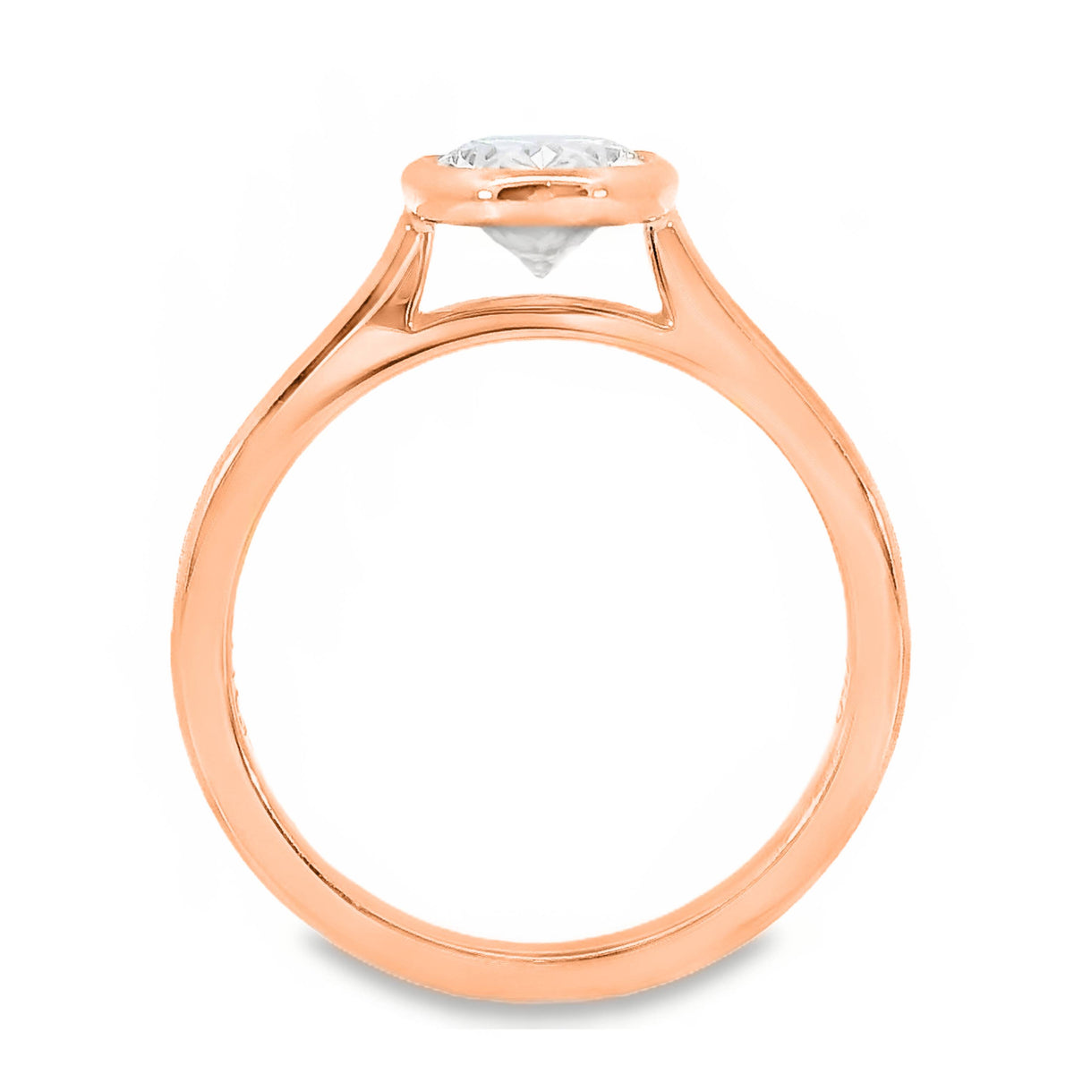 Freya Lab Grown Diamond Solitaire Oval Cut Engagement Ring