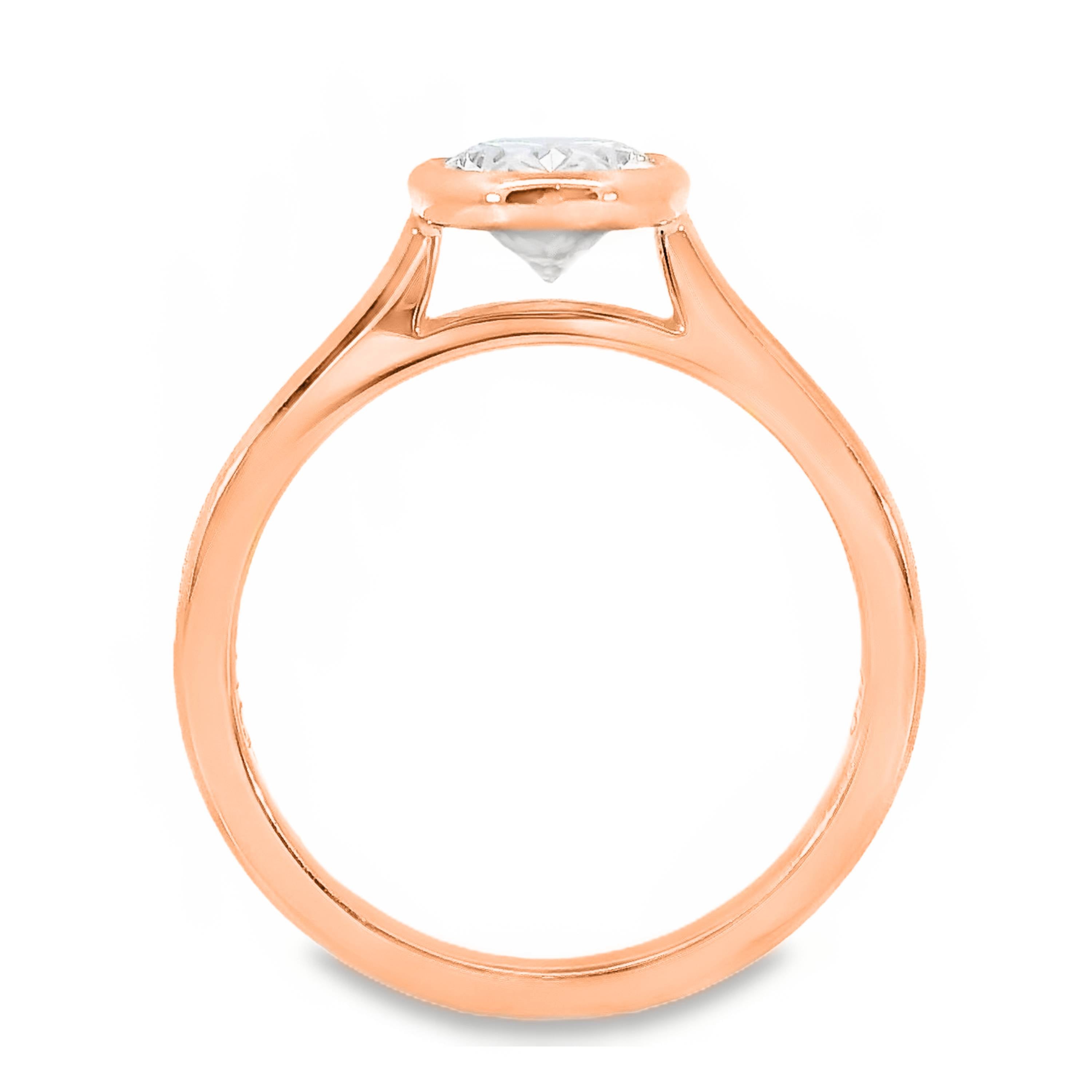 Freya Diamond Solitaire Oval Cut Engagement Ring