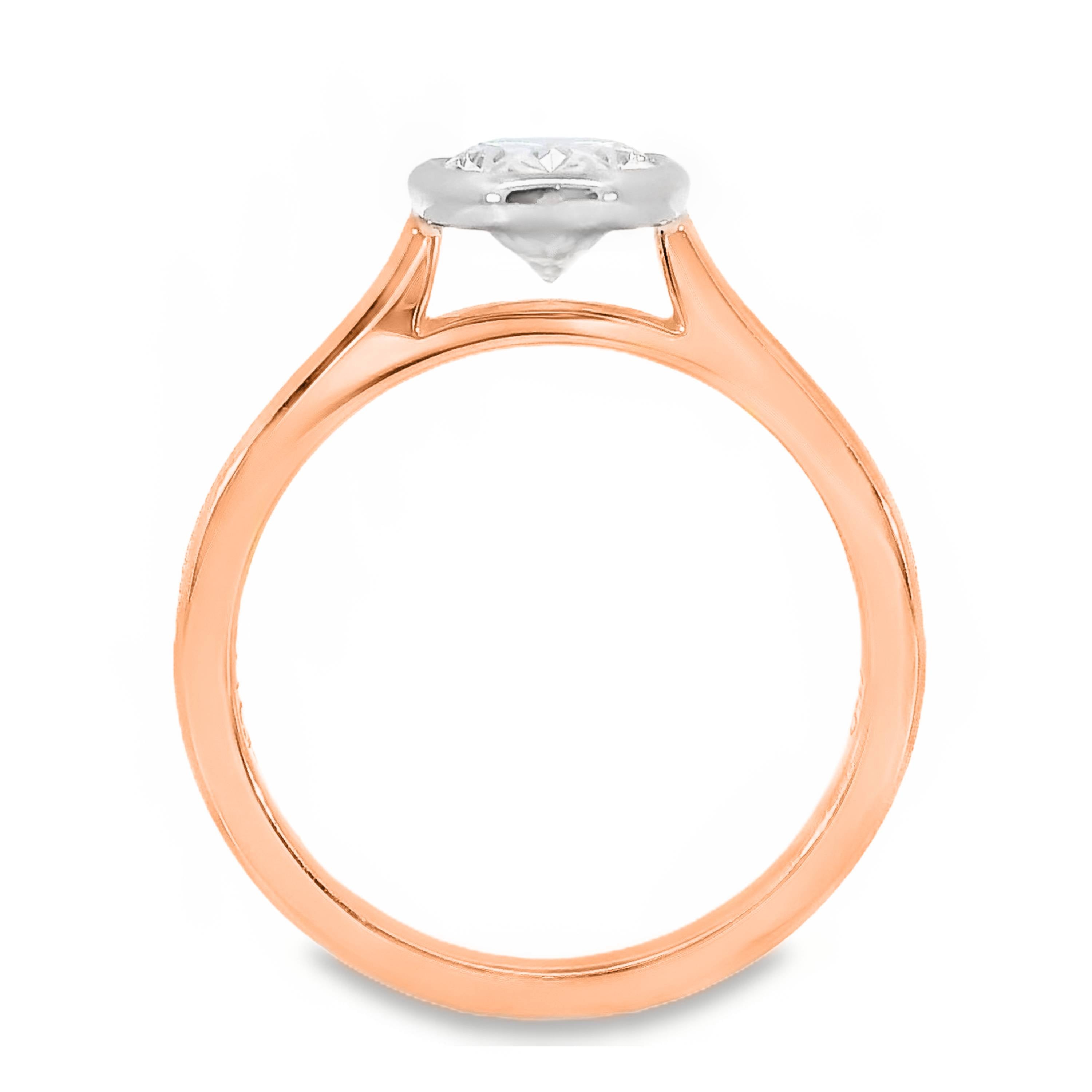 Freya Diamond Solitaire Oval Cut Engagement Ring