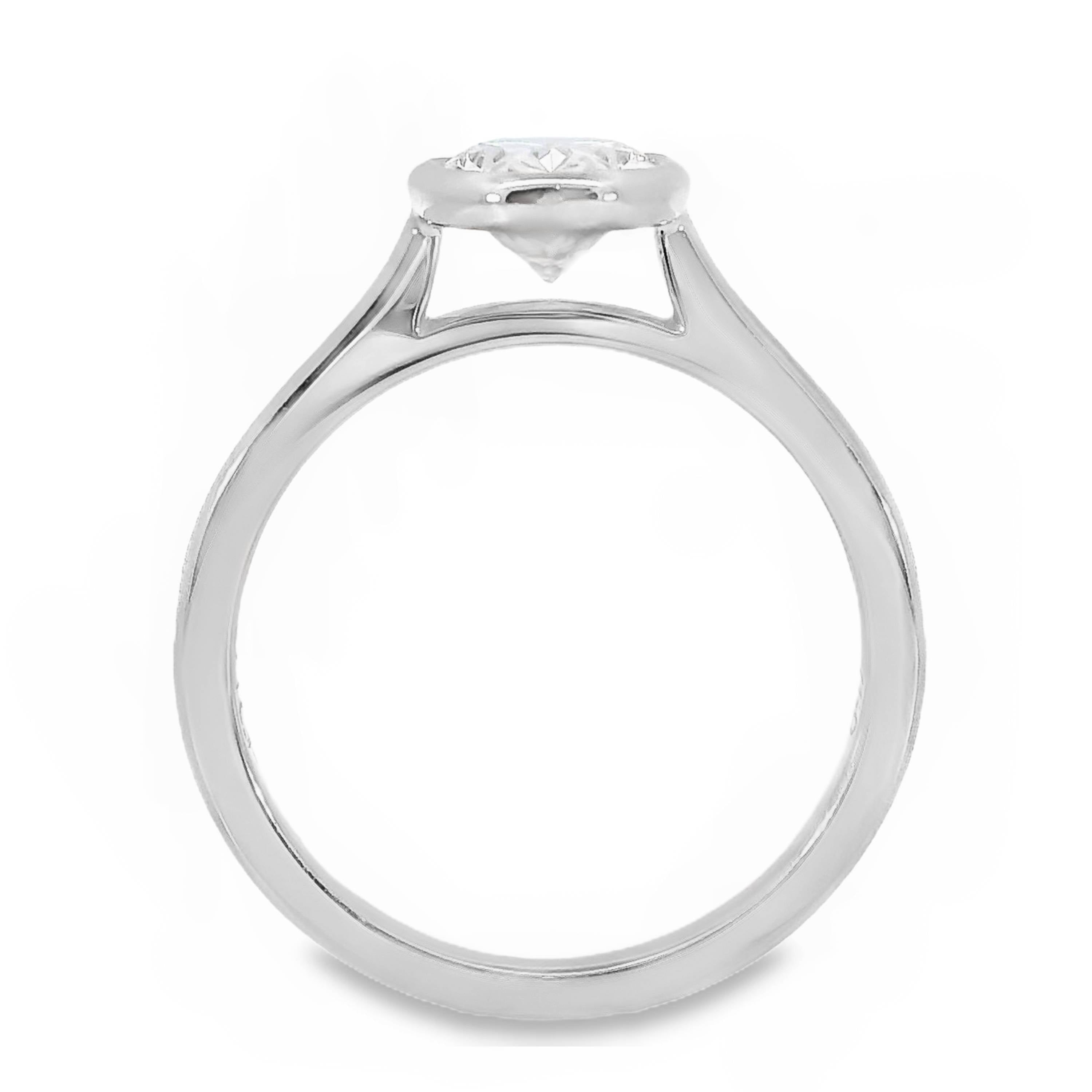 Freya Lab Grown Diamond Solitaire Oval Cut Engagement Ring