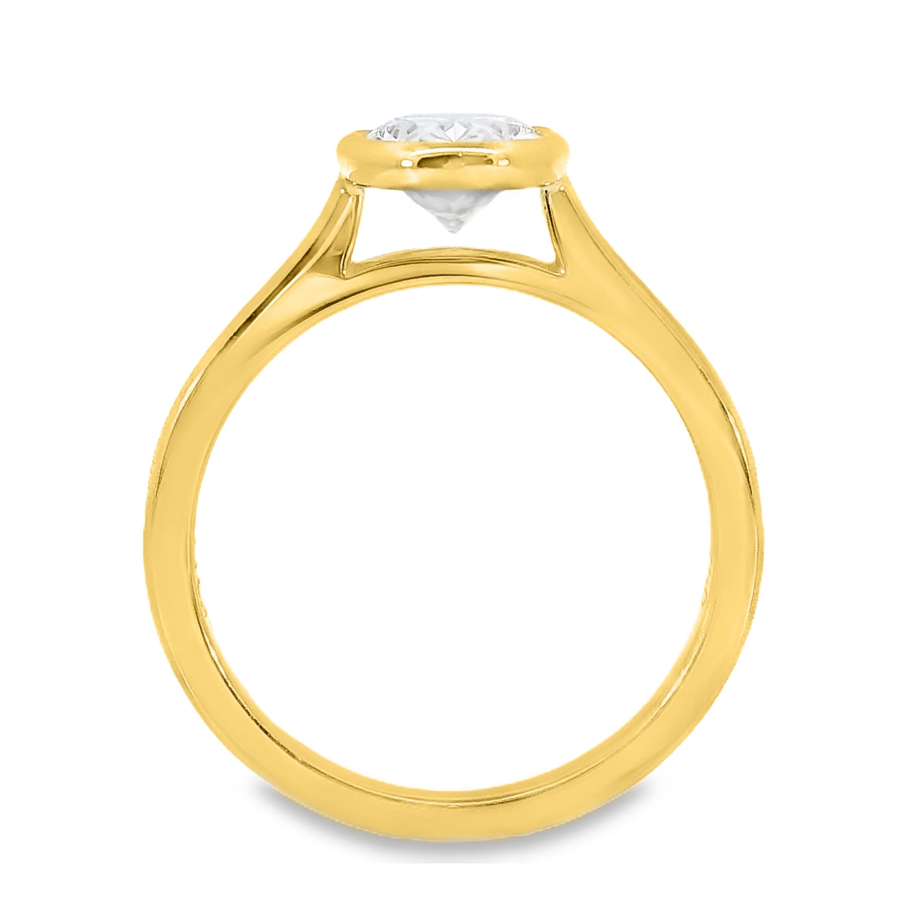Freya Diamond Solitaire Oval Cut Engagement Ring