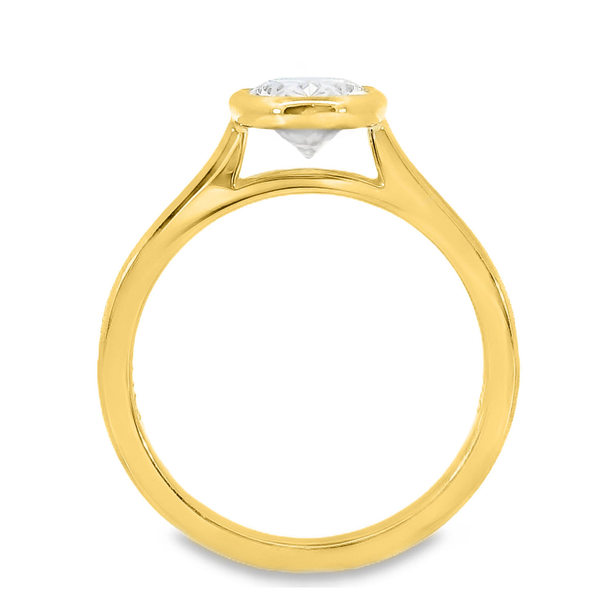 Freya Diamond Solitaire Oval Cut Engagement Ring