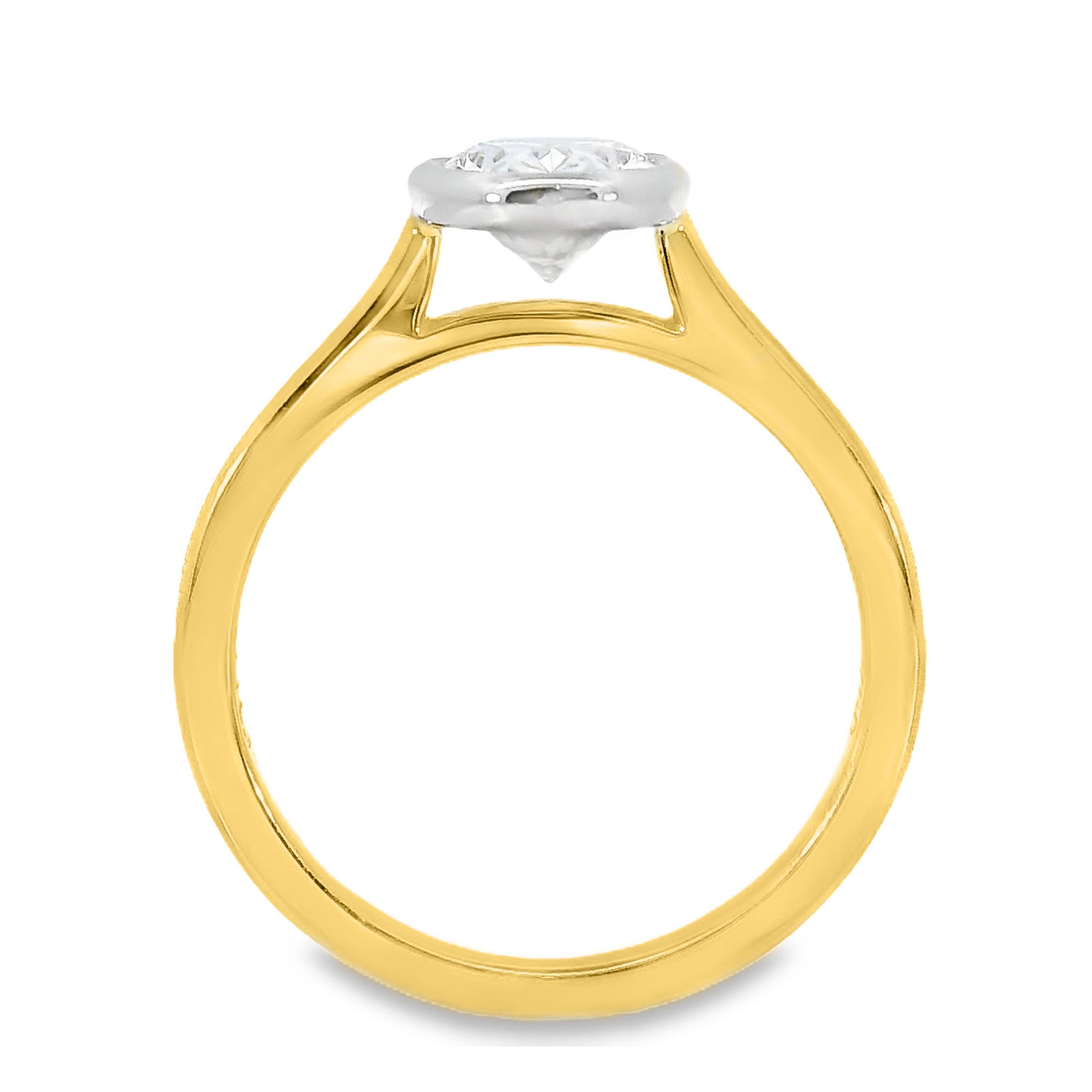 Freya Lab Grown Diamond Solitaire Oval Cut Engagement Ring