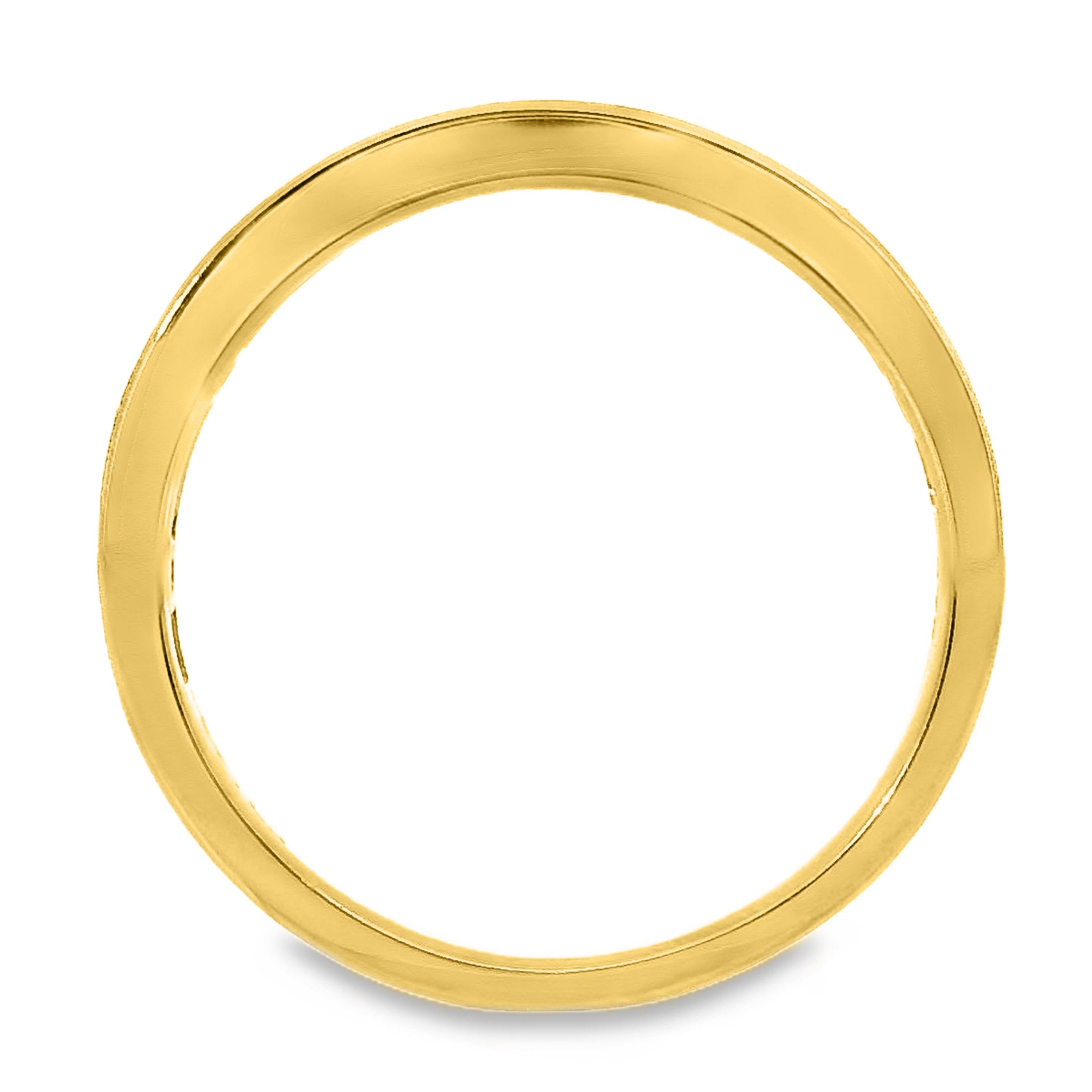 Brilliant Cut Channel Set Ring 18 = 0.33ct
