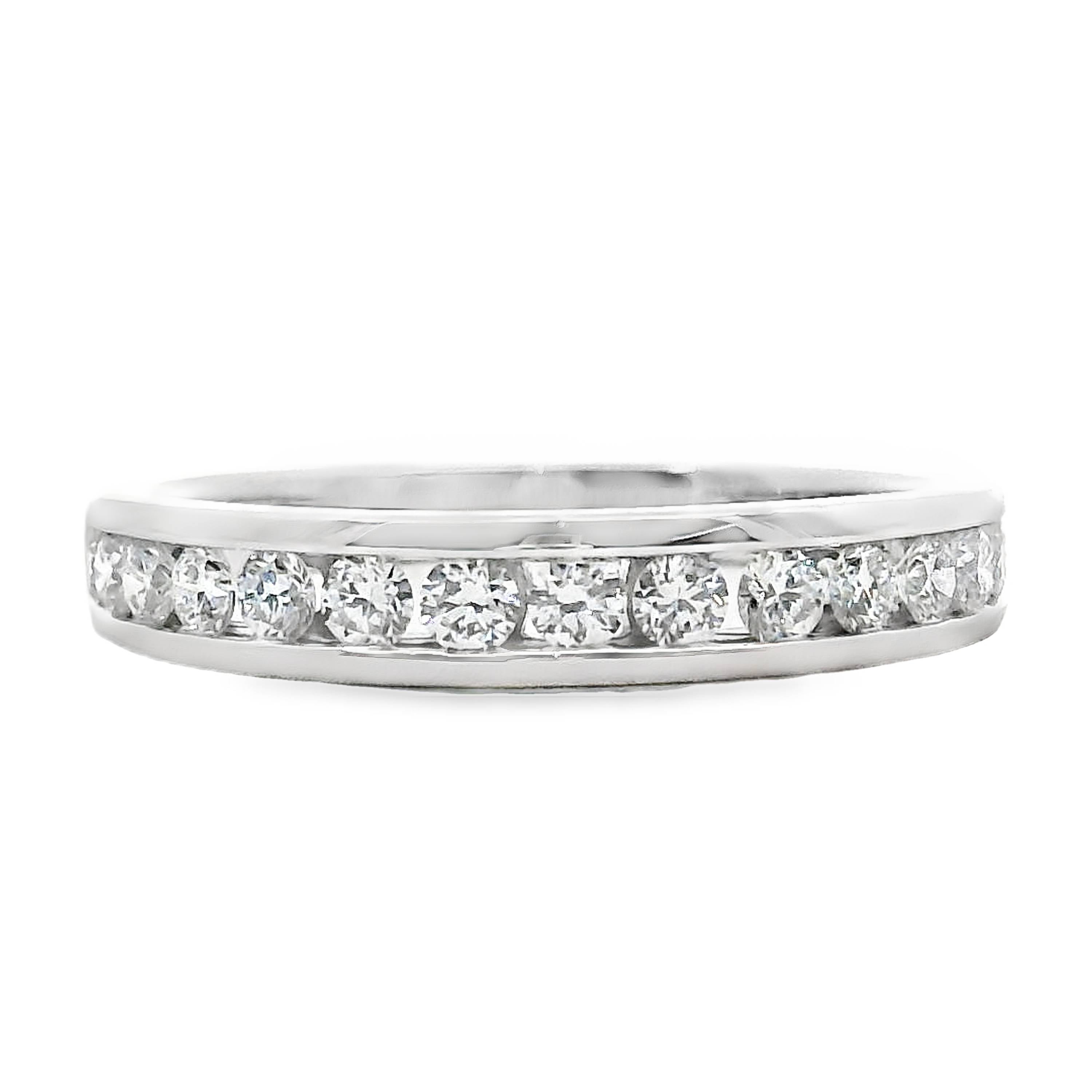 Brilliant Cut Channel Set Ring 15 = 0.50ct