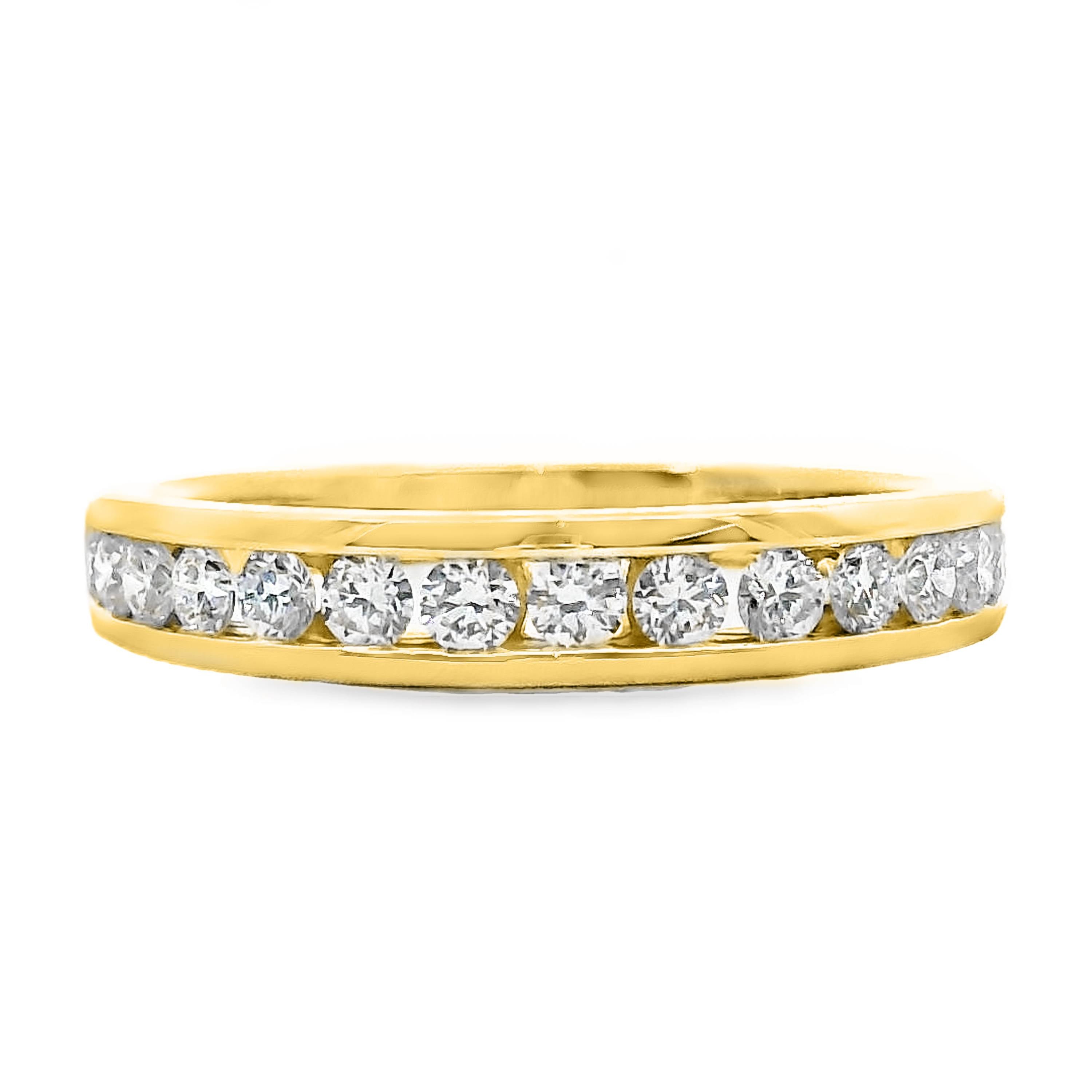 Brilliant Cut Channel Set Ring 15 = 0.50ct
