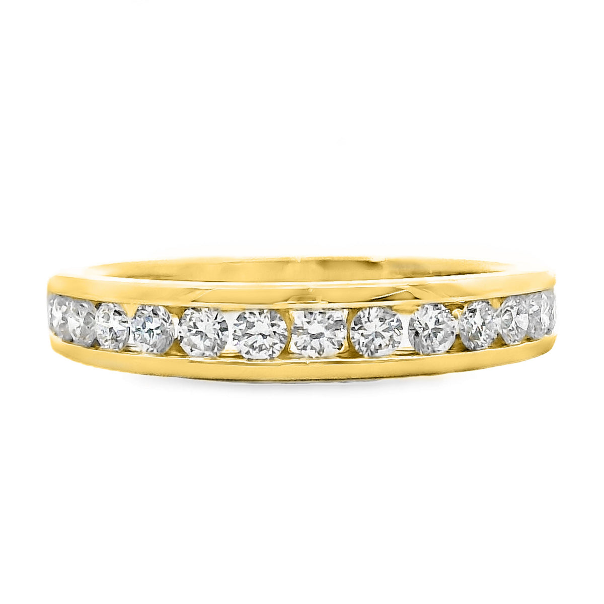 Brilliant Cut Channel Set Ring 15 = 0.50ct