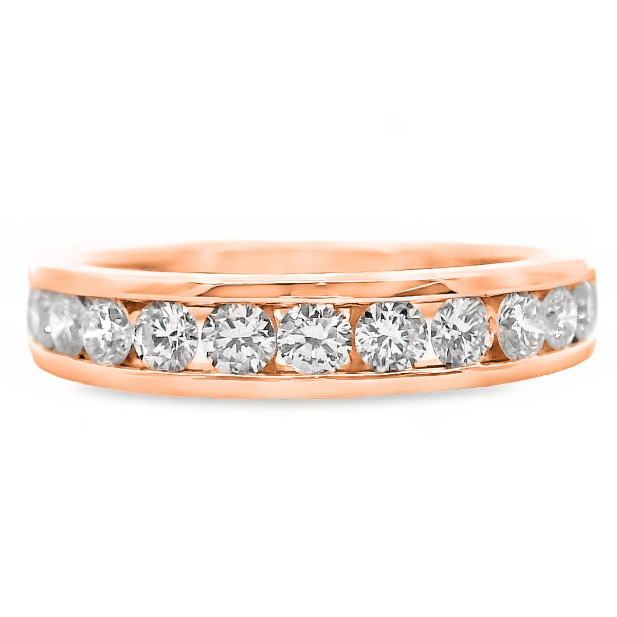 Brilliant Cut Channel Set Ring 13 = 0.75ct