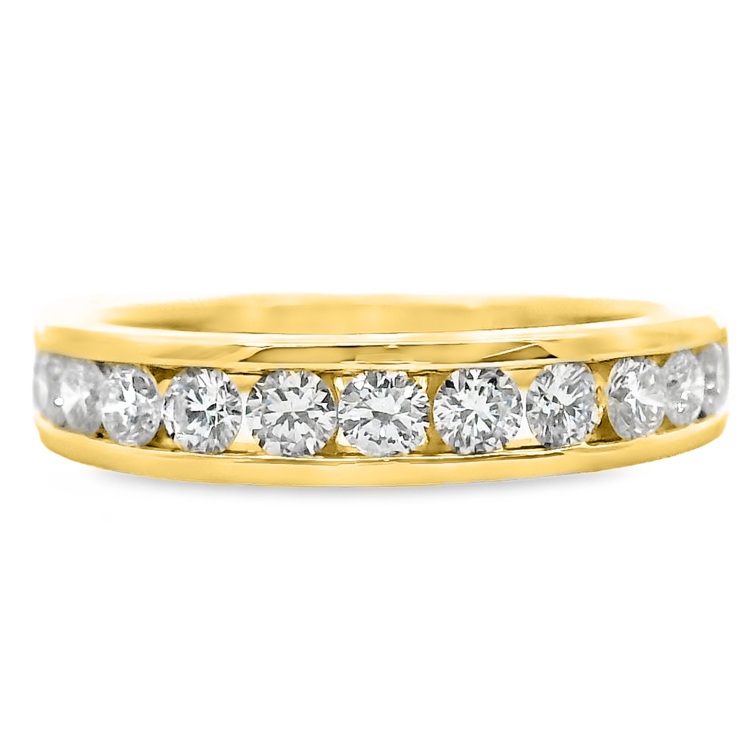 Brilliant Cut Channel Set Ring 13 = 0.75ct