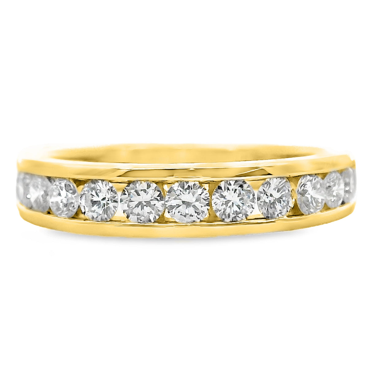 Brilliant Cut Channel Set Ring 13 = 0.75ct