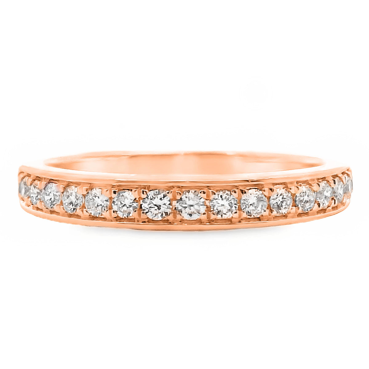 Grain Set Wedding Ring 18 = 0.35ct