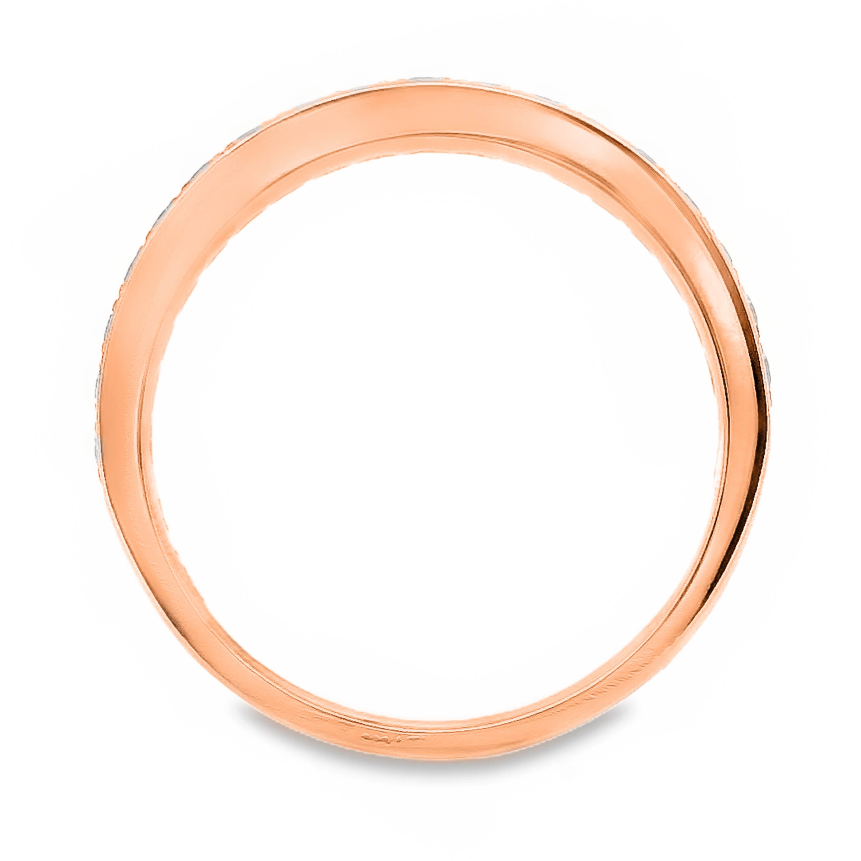 Grain Set Wedding Ring 18 = 0.35ct