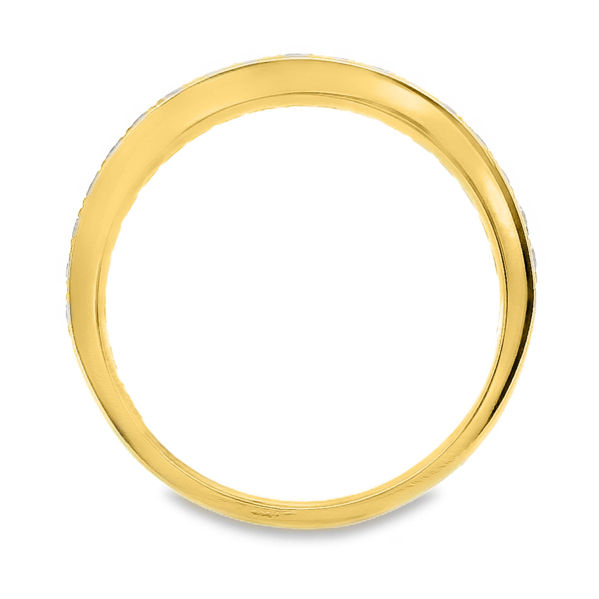 Grain Set Wedding Ring 18 = 0.35ct