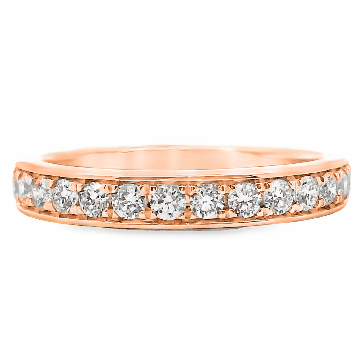 Grain Set Wedding Ring 15 = 0.50ct