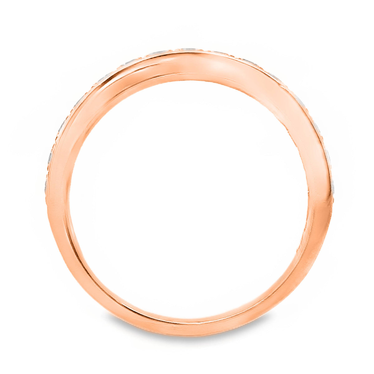 Grain Set Wedding Ring 15 = 0.50ct