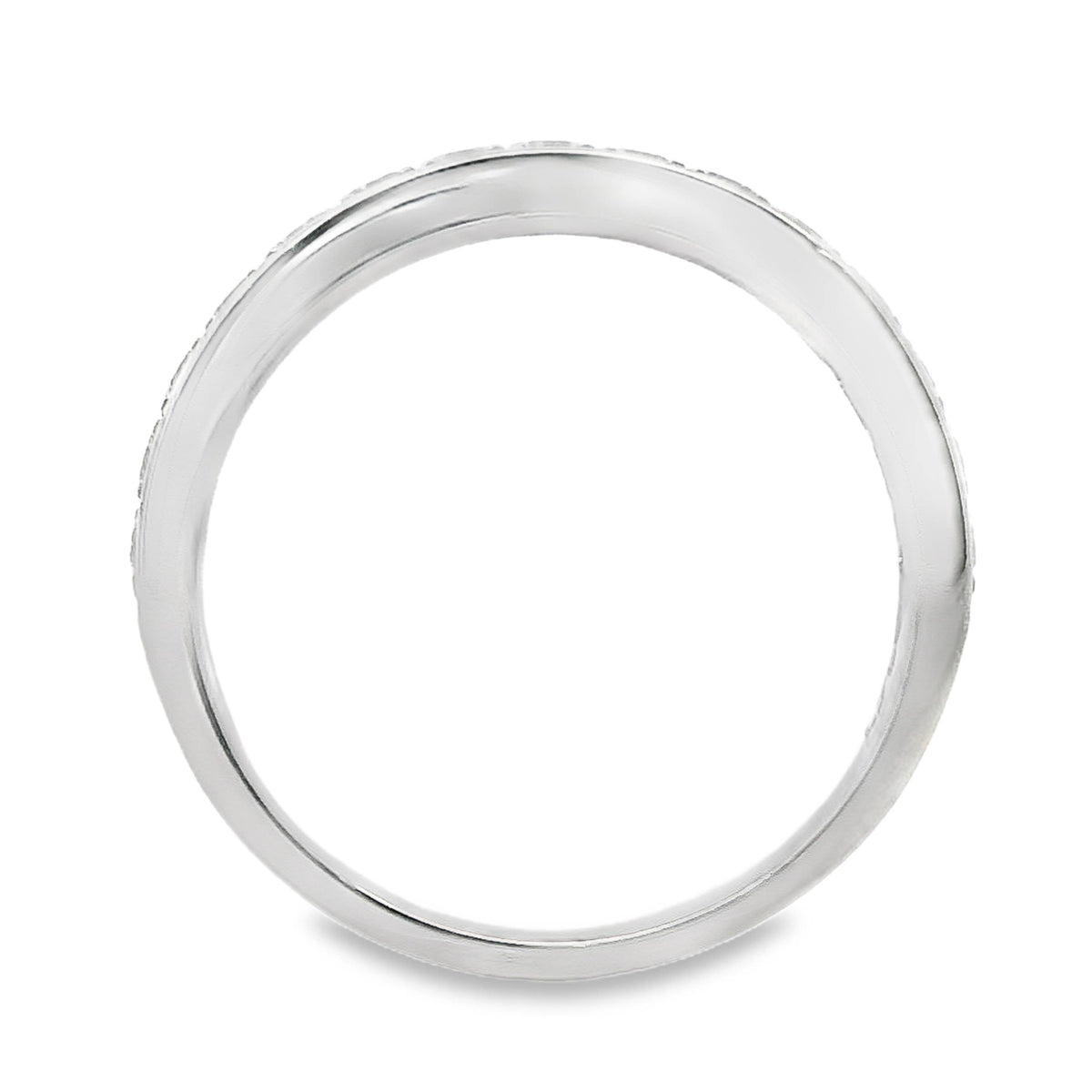 Grain Set Wedding Ring 15 = 0.50ct