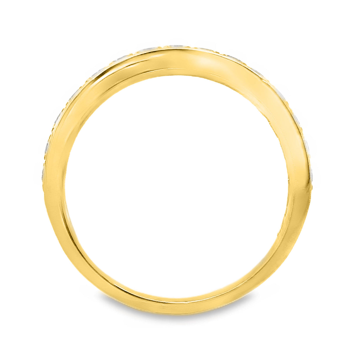 Grain Set Wedding Ring 15 = 0.50ct