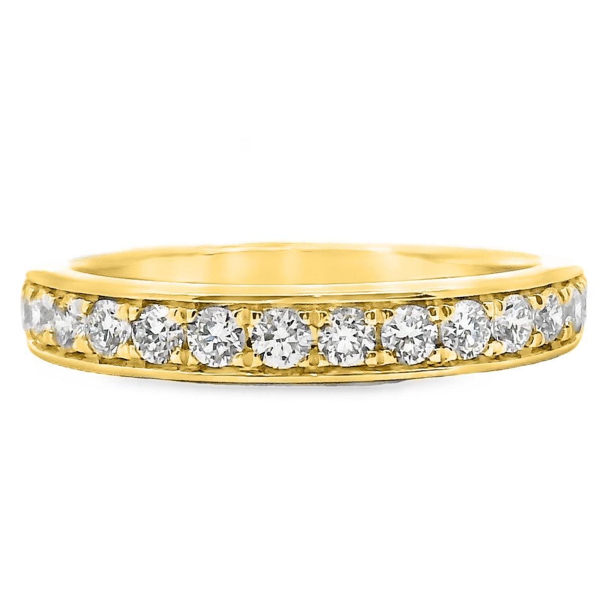 Grain Set Wedding Ring 15 = 0.50ct