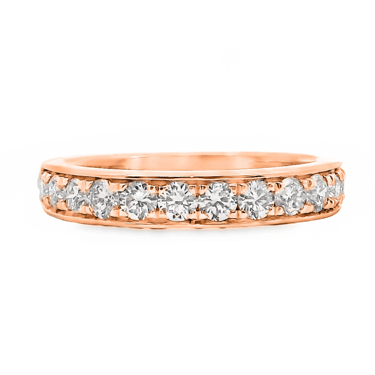 Grain Set Wedding Ring 13 = 0.75ct
