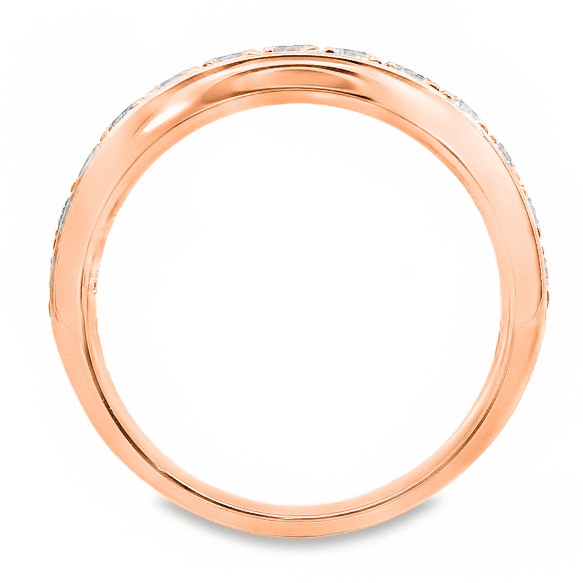 Grain Set Wedding Ring 13 = 0.75ct