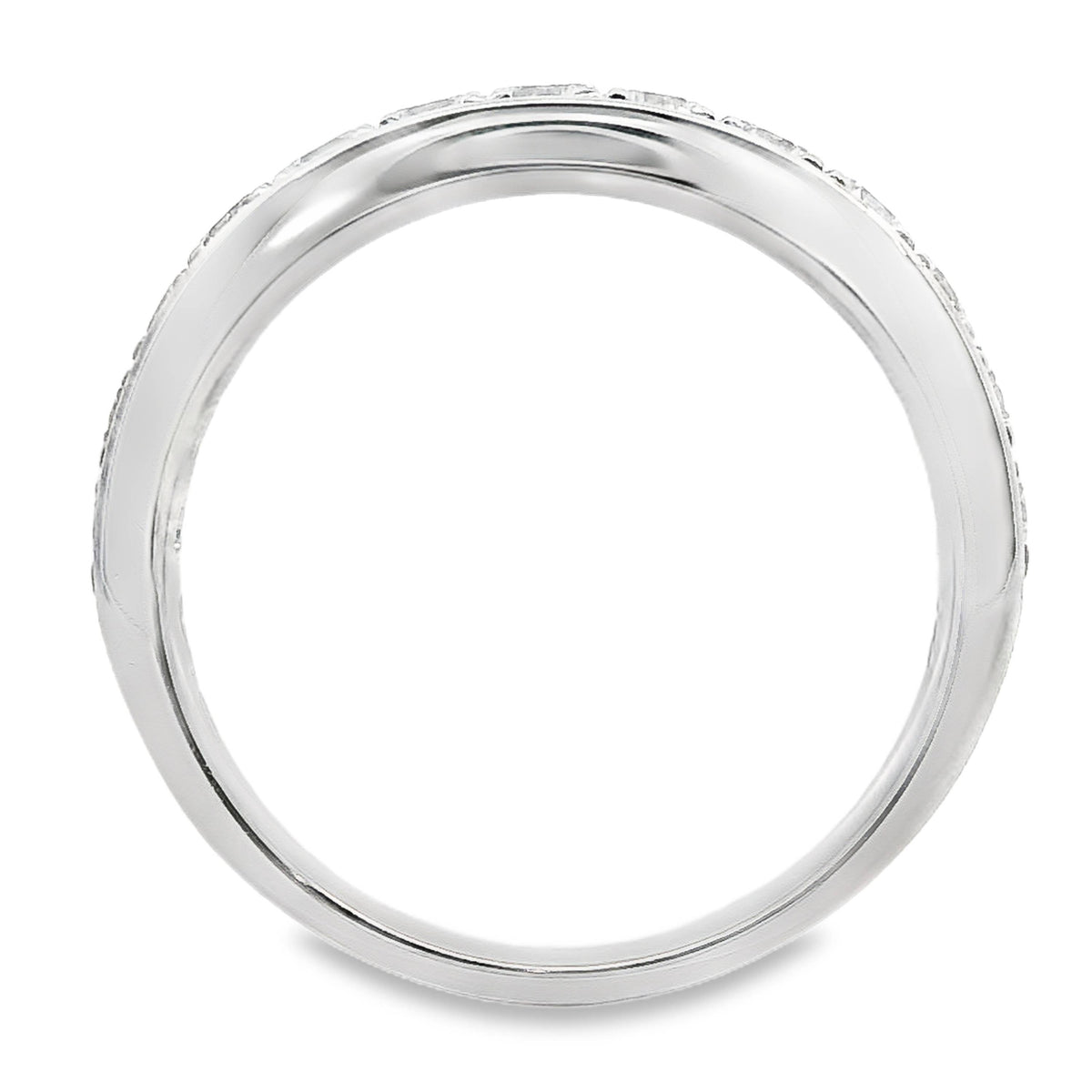 Grain Set Wedding Ring 13 = 0.75ct