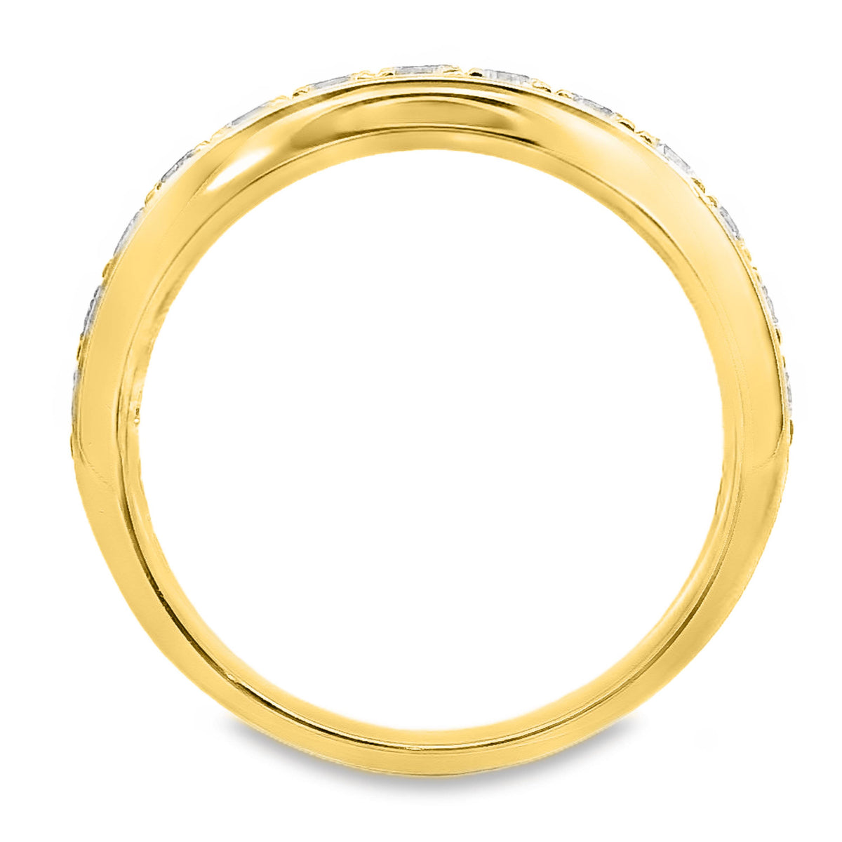 Grain Set Wedding Ring 13 = 0.75ct
