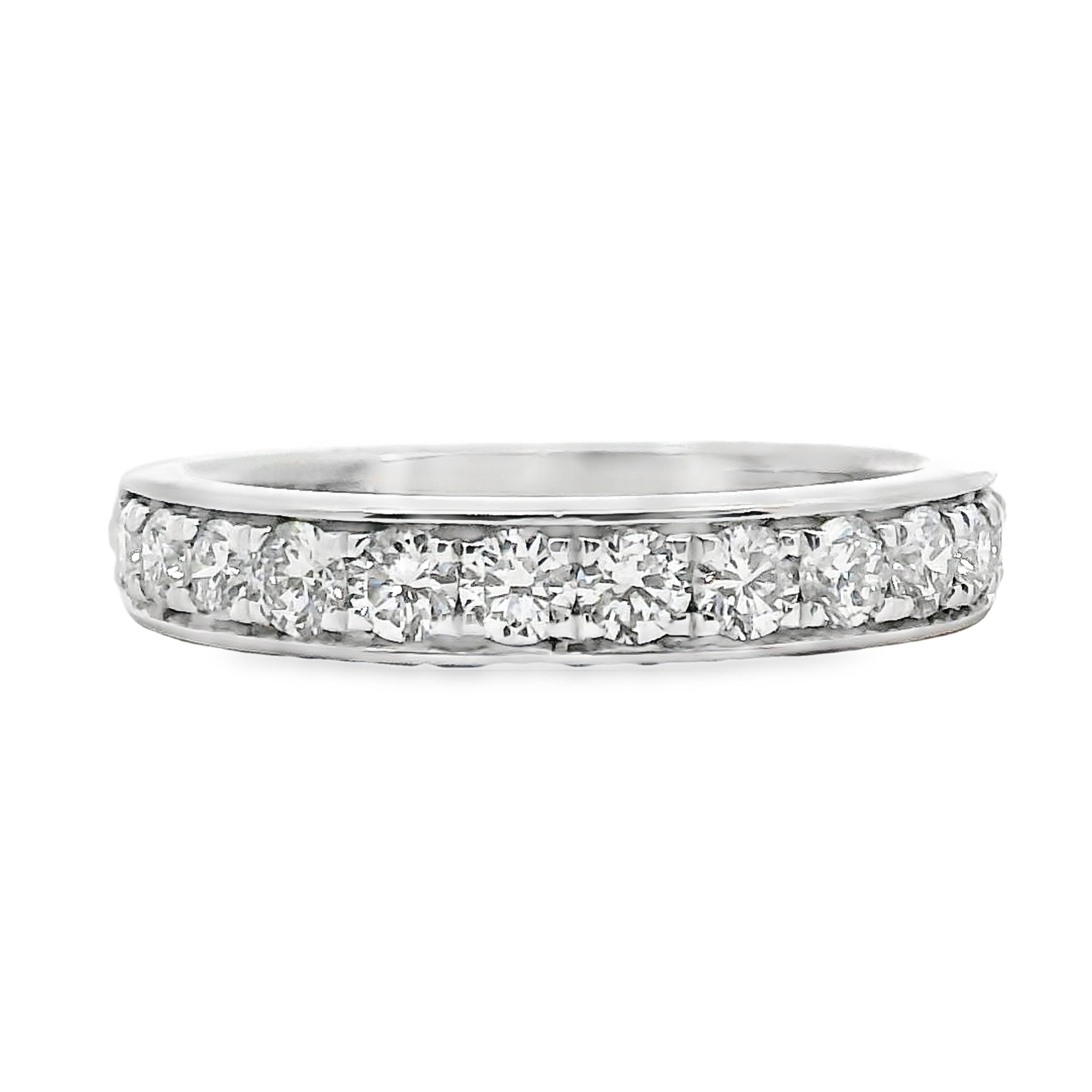 Grain Set Wedding Ring 13 = 0.75ct