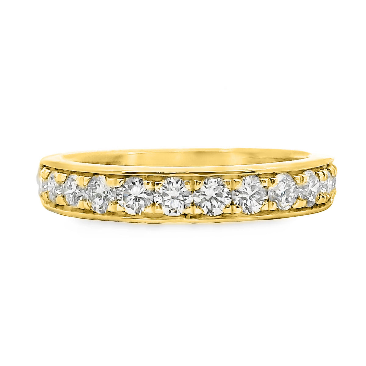 Grain Set Wedding Ring 13 = 0.75ct