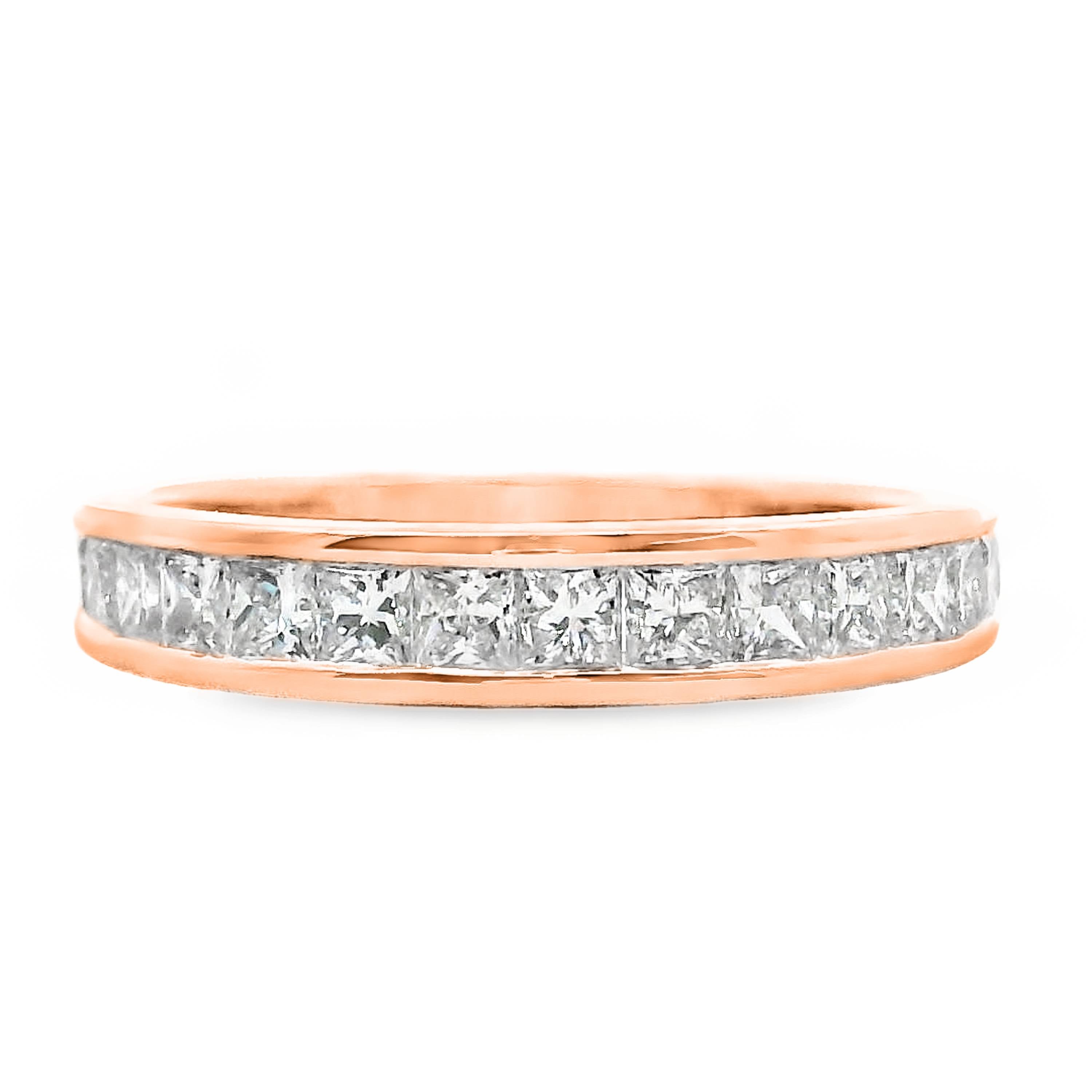 Princess Cut Channel Set Ring 11 = 0.95ct