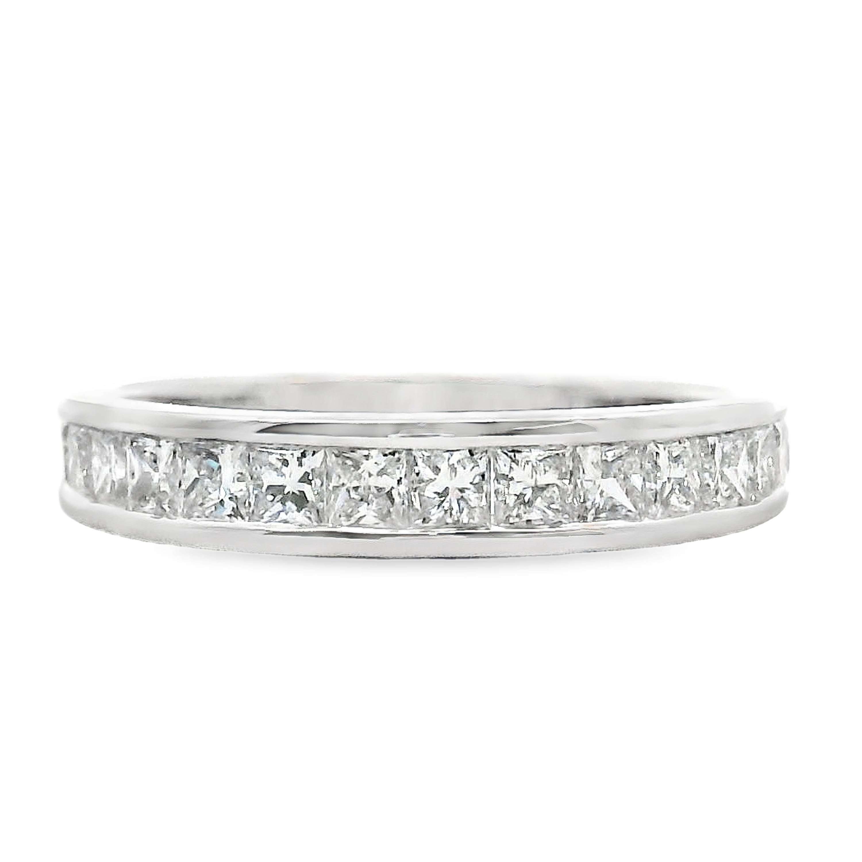 Princess Cut Channel Set Ring 11 = 0.95ct