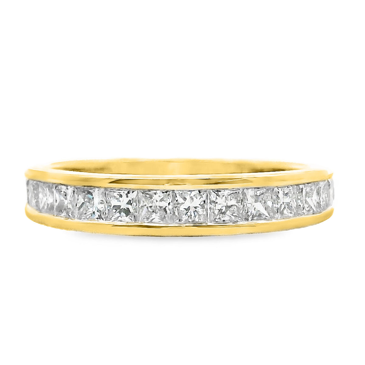Princess Cut Channel Set Ring 11 = 0.95ct