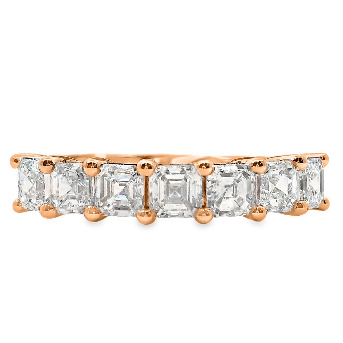 Phillipa Asscher & Round Brilliant Cut 7 Diamond Ring