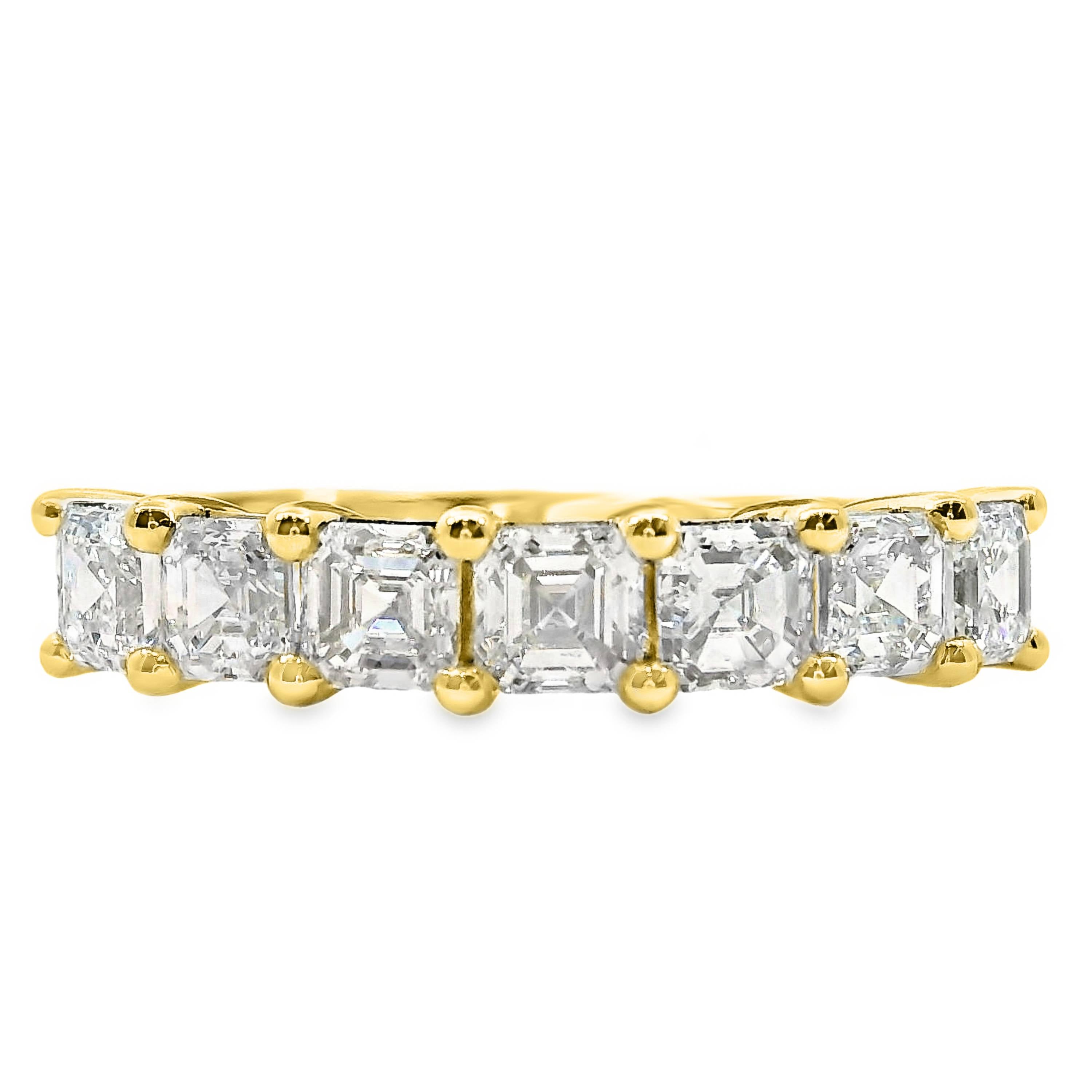Phillipa Asscher & Round Brilliant Cut 7 Diamond Ring