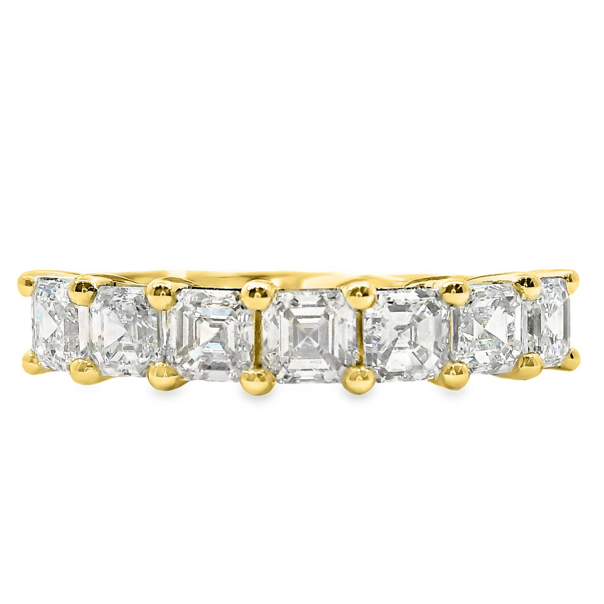 Phillipa Asscher & Round Brilliant Cut 7 Diamond Ring