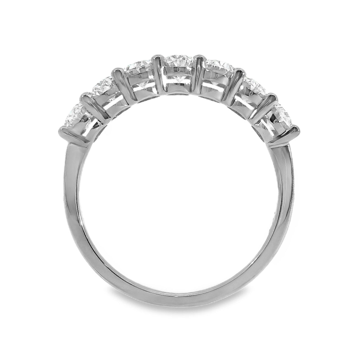 Claudia Oval Cut 7 Diamond Ring