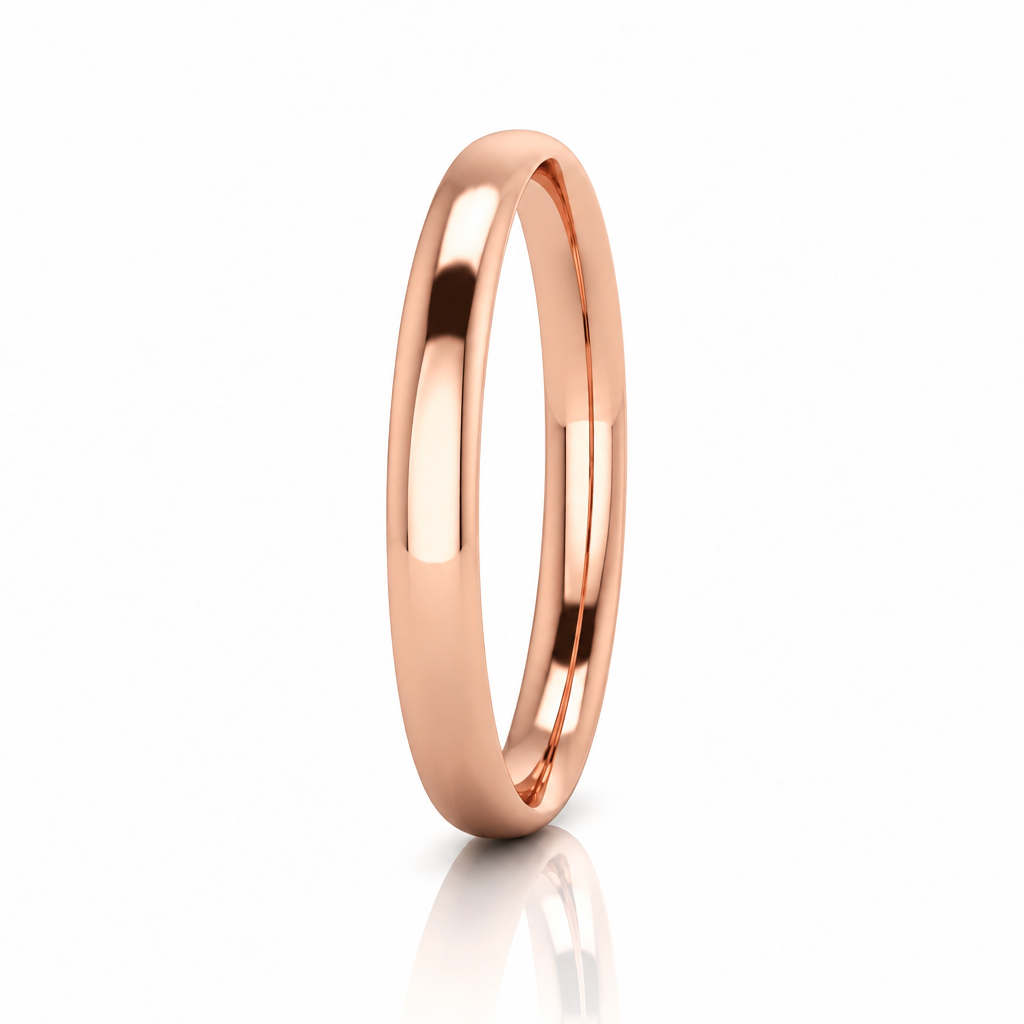 7.5mm Silver Filled Half Round Bangles
