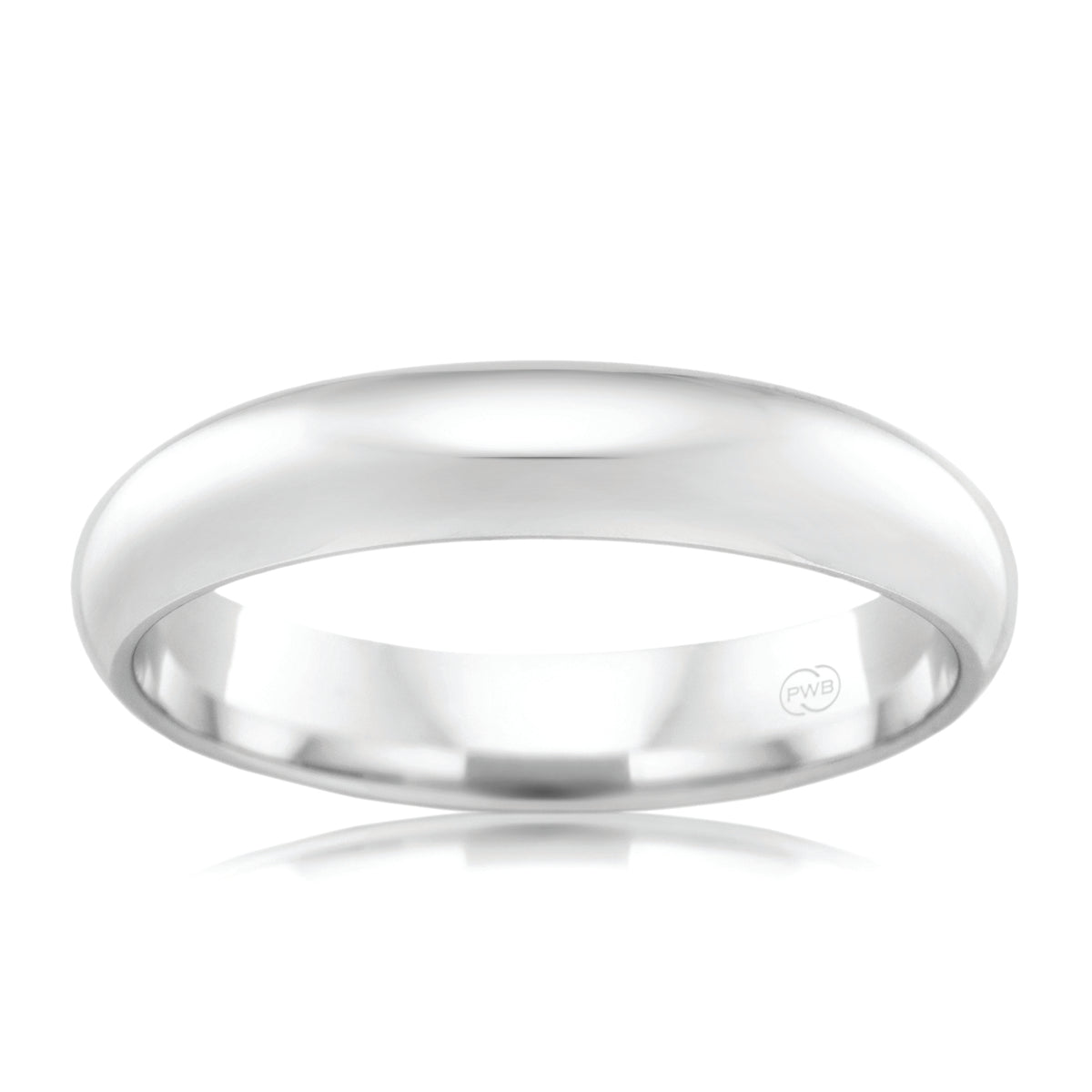 High Dome Rose Gold 4mm Ezy Fit Wedding Ring